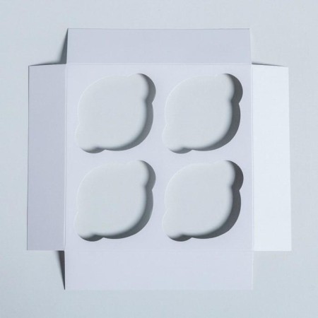 LET IT SNOW cupcakes, 16 x 16 x 10 cm, New Year-4