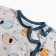 Kit for newborns, gray/elephant color, height 62 cm