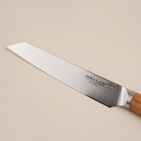 Koty Kitchen Sl Home "Olivia", cutting, blade 20.32 cm, Dama steel, brown color-4