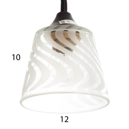 Tahiti chandelier 5x60W E27 Black+tree 55.5x55x31cm SVK-5
