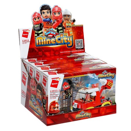 Designer Firefighters "Fire Machine", 4 types, mix-10