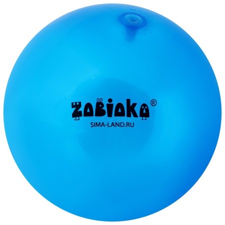 Children's ball zabiaka "dolphin", d = 22 cm, 60 g, blue color-6