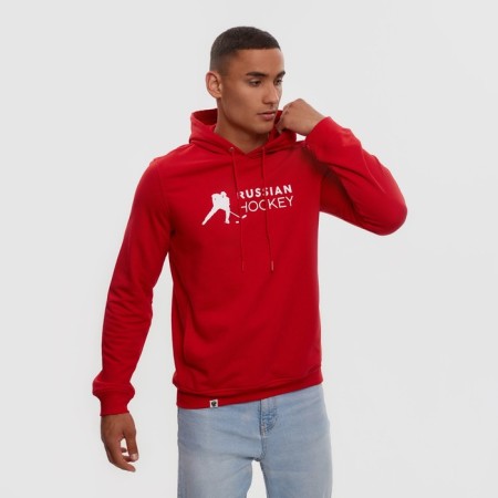 Hoody President Sports. Hockey, size m, red color-1