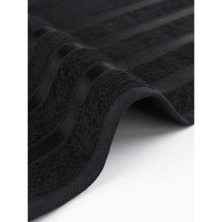 Set of terry towels Black, size 30x50 cm, 50x90 cm, 70x140 cm-10