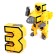 Set of robots "alphabet", transformed, 7 pieces, gather in 1 robot