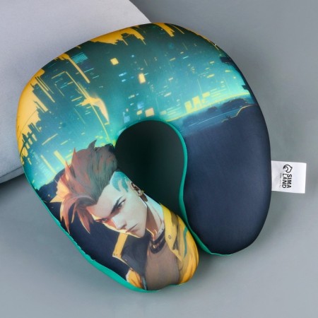 Pillow for travel Antistress "Cyber"-1