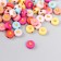 A set of beads for creativity plastic "Golden heart in the circle" Bright 20 g 0.4x0.7x0.7 cm
