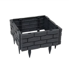 Plastic bed, 4 sections, 45 × 45 × 20 cm, graphite