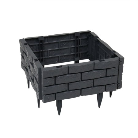 Plastic bed, 4 sections, 45 × 45 × 20 cm, graphite