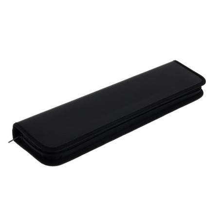 Penal for brushes, 380 x 90 mm, FK-3, leatherette, black-1