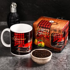 Gift set “Best of the best”: black “Tropics” tea 50 g, a mug 300 ml.