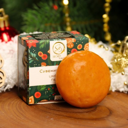 Soap souvenir "ginger cookies and cinnamon", organic, 20 g