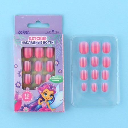 Children's false nails "Fairytale Fairy", 12 pcs-1