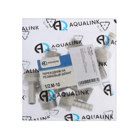 Aqualink fitting, 1/2 "x 10 mm, external thread, nickelized brass-2