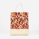 Household bag without fastening, brown color