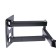 Kronstein Luazon Kron-56, for TV, inclined-horned, 14-42 ", 80-390 mm from the wall, black