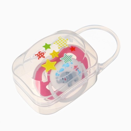 Nipple - anatomical dummy "for a girl" +6 months, 2 pcs. + container-10