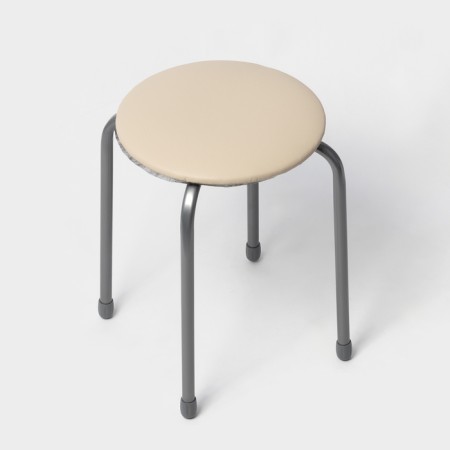 Set of stools "Economy" TE2/SK, 2 pcs, ivory color-2
