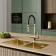 IDDIS ACE kitchen mixer, with filter and flexible pour, color matte gold