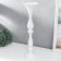 Svessel Metal for 1 candle "elegant" snow -white 49x13x13 cm