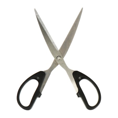 Chancellery scissors 19.0cm office plastic handles, euro suspension-3