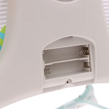 Musical cradle for newborns, blue color-8