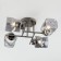 Hilari chandelier, 4x40W E27, color black pearls