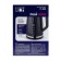 Electric kettle Centek CT-0038, metal, 1.7 l, 2200 W, LED, adjustment t °, black