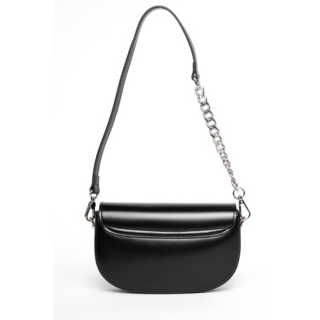 Bag Cross-Body Women's, genuine leather, Ludor black, 22x5x13 cm-1