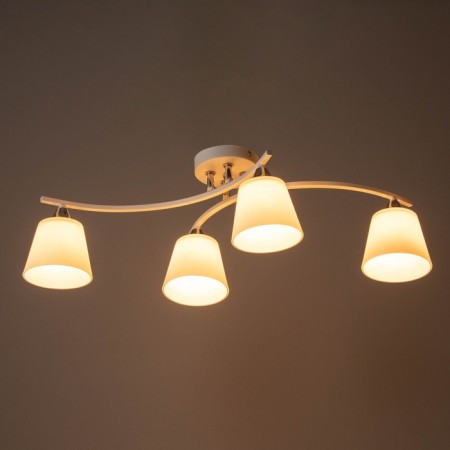 Valencia chandelier 4x60W E27 white 70.5x32.5x21cm-2