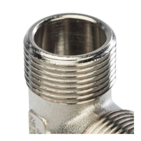 The STOUT SFT -0018-000111, 1 "x 1" x 1 ", external/outer thread, nickelled brass-3