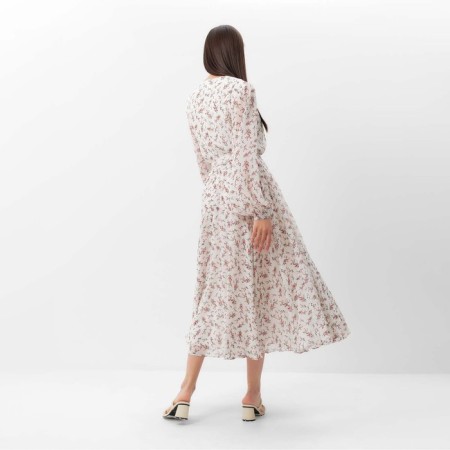 Women's dress with a MIST MIDi belt, size 44, white-2