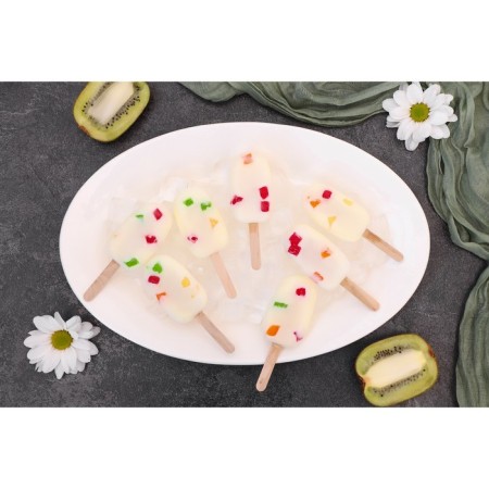 The ice cream uniform "Eskimo", silicone, 42 × 12 cm, 8 cells (6.8 × 3.8 cm), Mix color-17