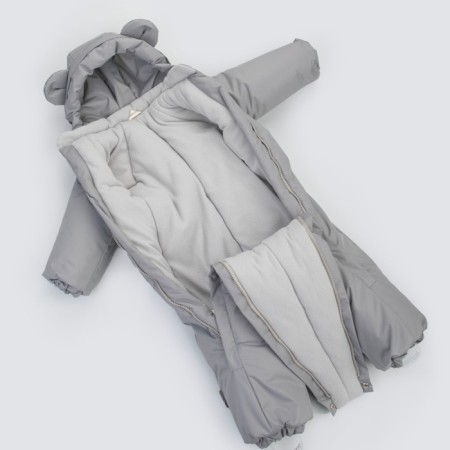 Combineson Children's Winter Open Kinderlitto "Lapland-2", height 86-92 cm, color gray color-2