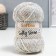Yarn 70% acrylic, 30% silk "Softy Shine" 50 g 85 m color 01 white