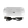 Wireless headphones KM12, TWS, inserts, BT 5.0, 30/200 mAh, transparent, white