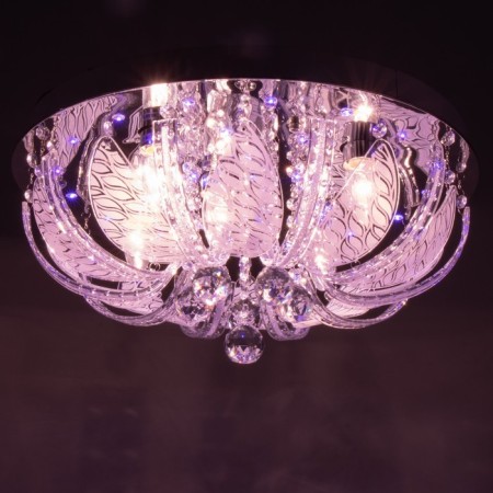 Svetogor chandelier "Dinzhou" 5x60W E27 LED lighting chrome 50x50cm-3