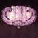 Svetogor chandelier "Dinzhou" 5x60W E27 LED lighting chrome 50x50cm