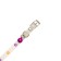 A collar glowing in the dark, "bright traces" (fluorescent), 30 x 1 cm, purple-yellow