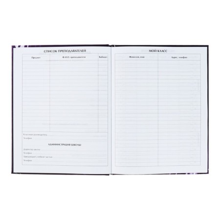 Universal diary for grades 1-11, "butterflies. Neon 2", solid cover 7BC, glossy lamination, 40 sheets-6