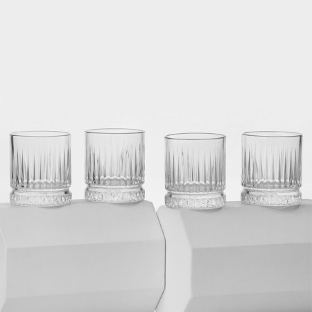 A set of glass glasses "Elsia", 210 ml, 4 pcs