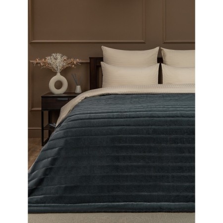 Texrepublic blanket, size 200x220 cm, gray color-2