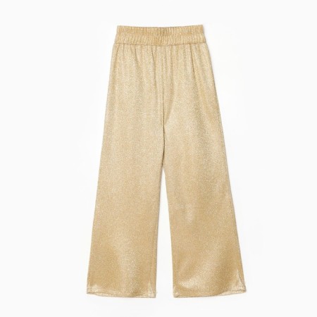 Elegant pants for girls KAFTAN Size 30 (98-104 cm), gold-5