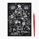 New Year's engraving "New Year! Christmas tree "
