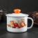 Lid mug, 1 L, Mix drawing, white color