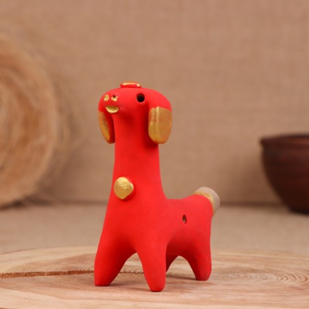 Абашевская игрушка "Собачка", 11х5х12 см, Кукушкин И.И.-4