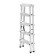 Tundra ladder, aluminum, bilateral, 5 steps, 1070 mm