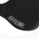Sleep mask offline, 24 x 10 cm, black color