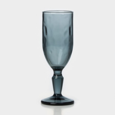 Glass glass for champagne Black Diamond, 170 ml