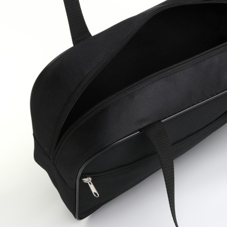 Sports bag, textura, small size, black color-4